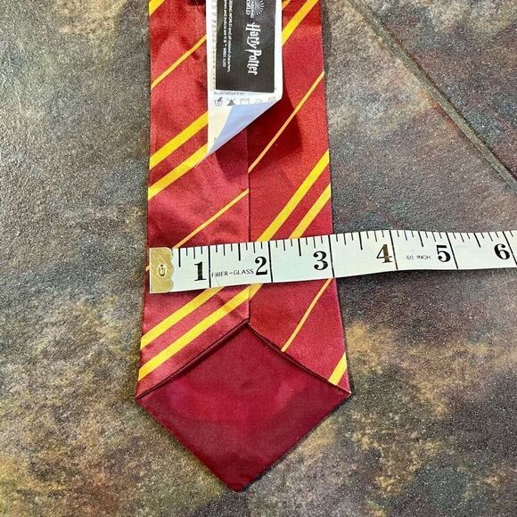 Wizarding World Harry Potter Gryffindor Red Yellow Tie - Picture 7 of 7